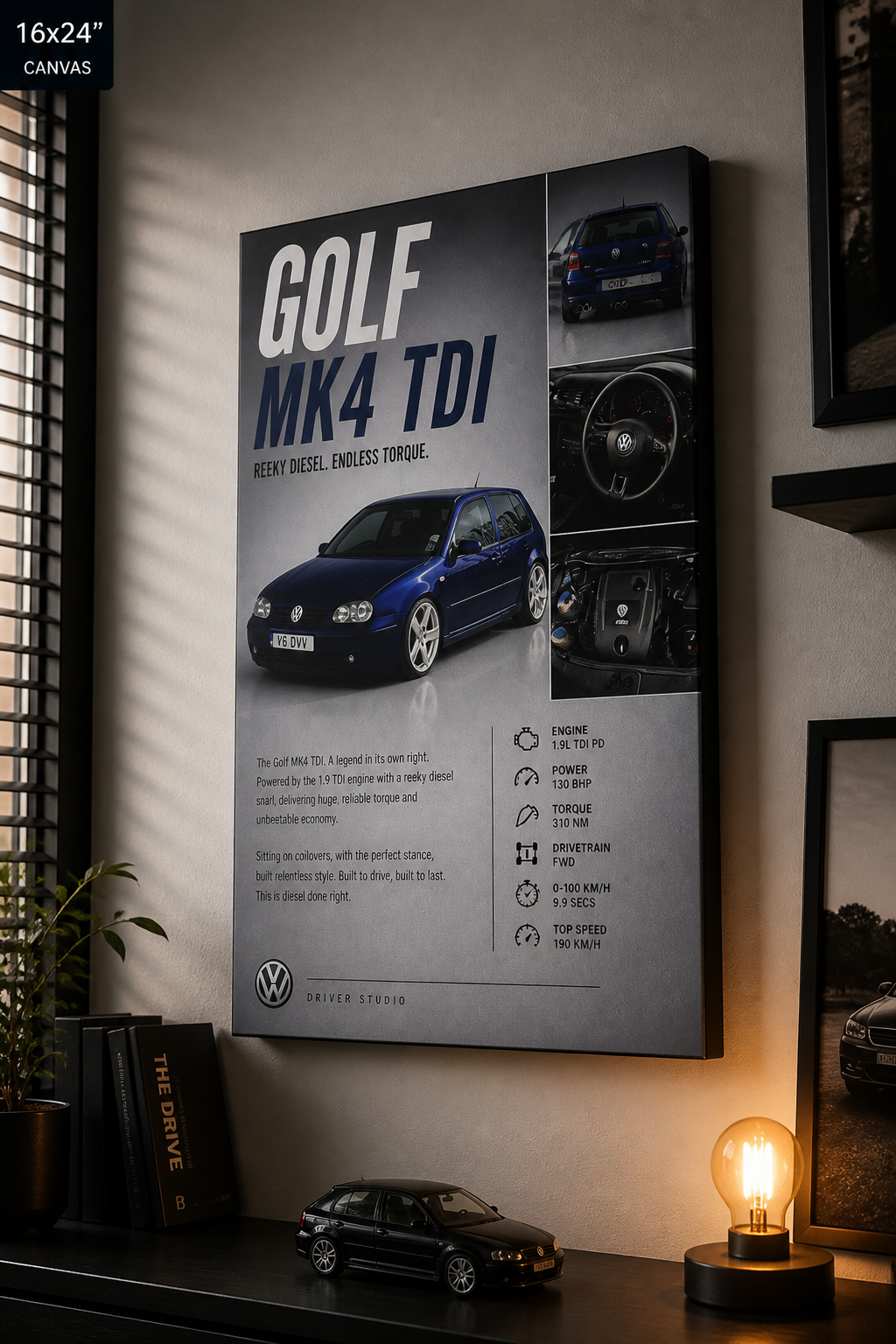 Custom Car Poster / Canvas – Your Car, Your Design